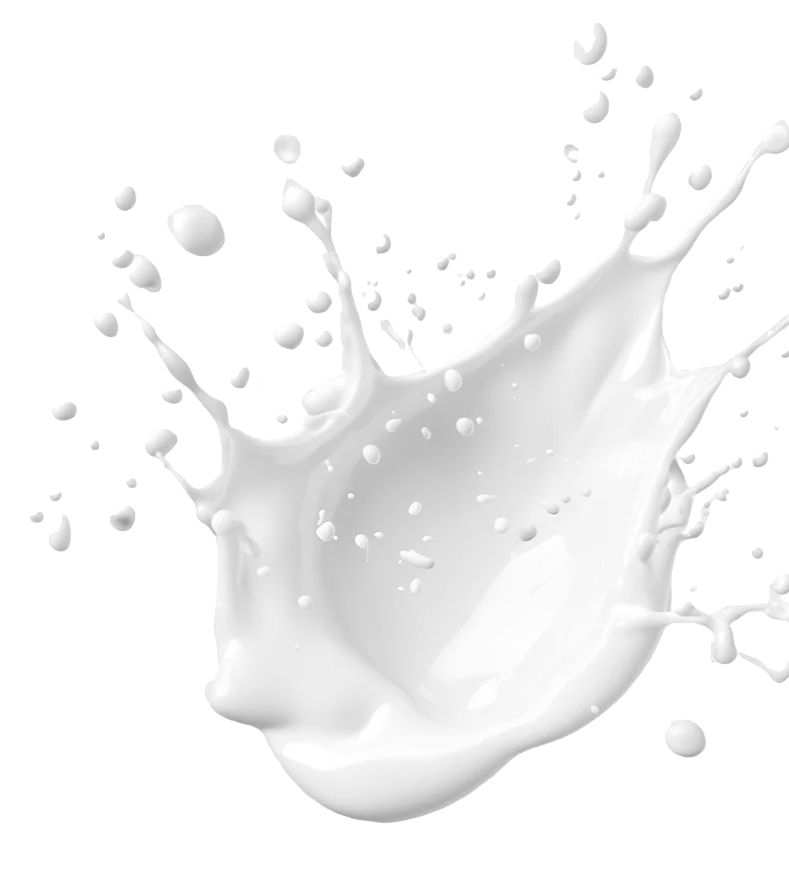 Начало 32 milk splash decoration